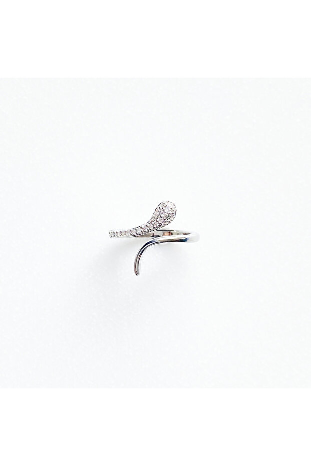 خاتم مفصل الإبهام على شكل ثعبان مرصع بالأحجار - 2