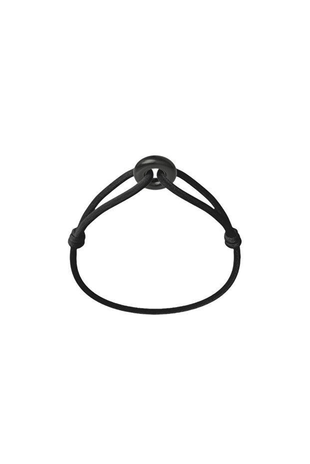 Black Soho Cord Bracelet