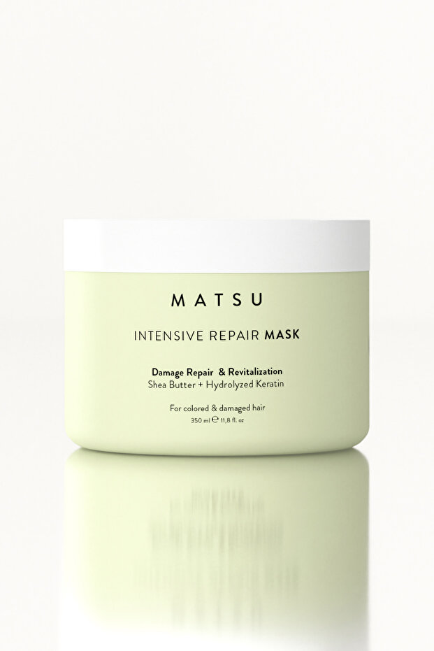 MATSU Intensive Repair Saç Maskesi 350 ml | Yıpranmış Saçlar İçin Onarım