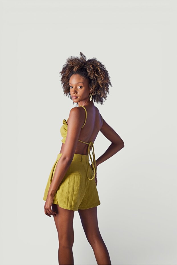 Playa Şort Yeşil - 4