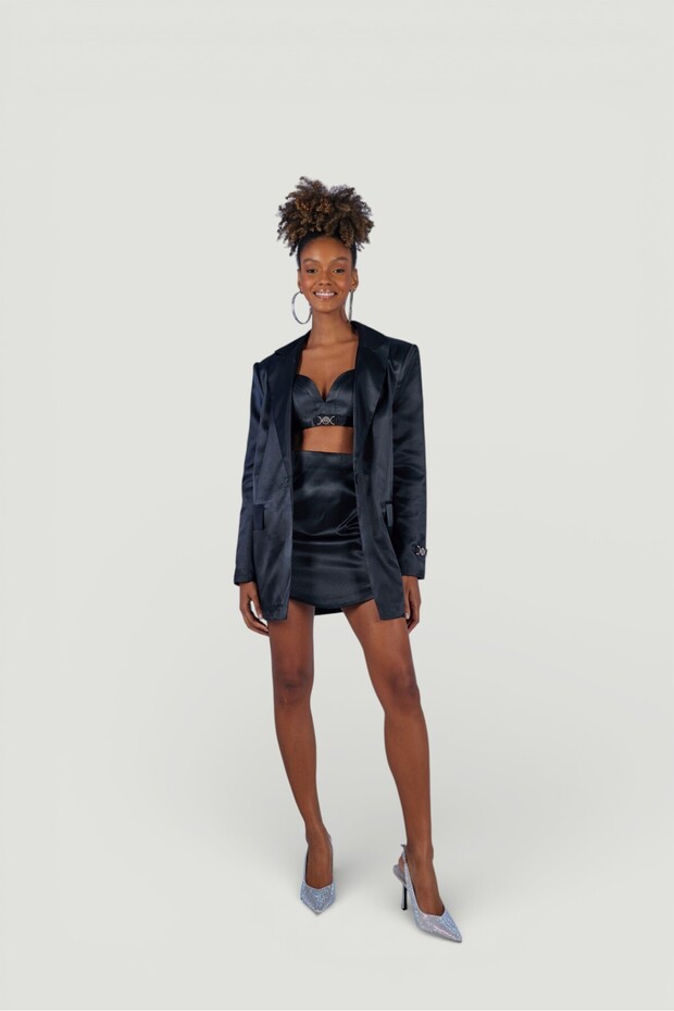 Fancy Blazer Jacket Black - 6