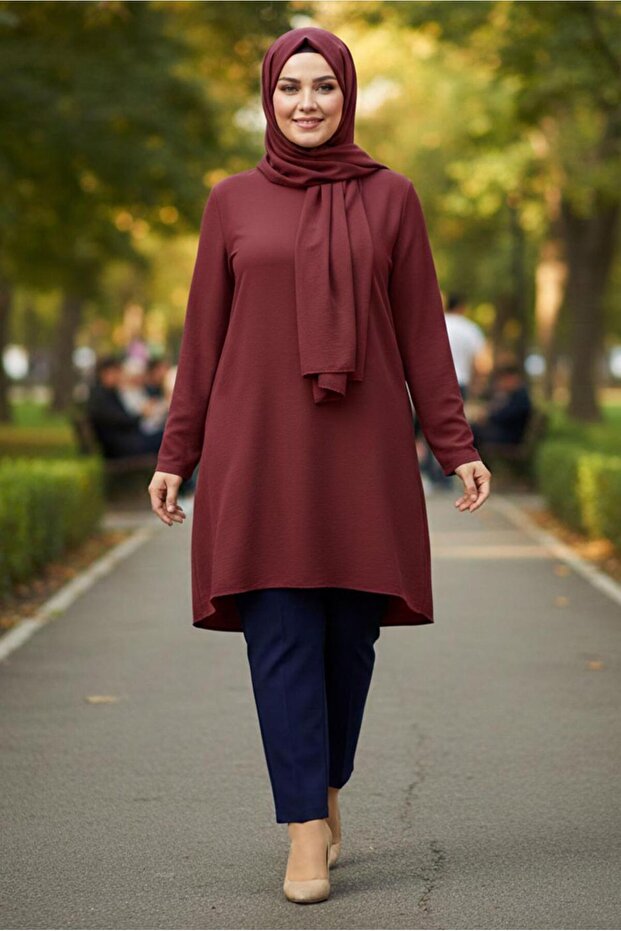 Plus Size Pants with Tube Legs 70723