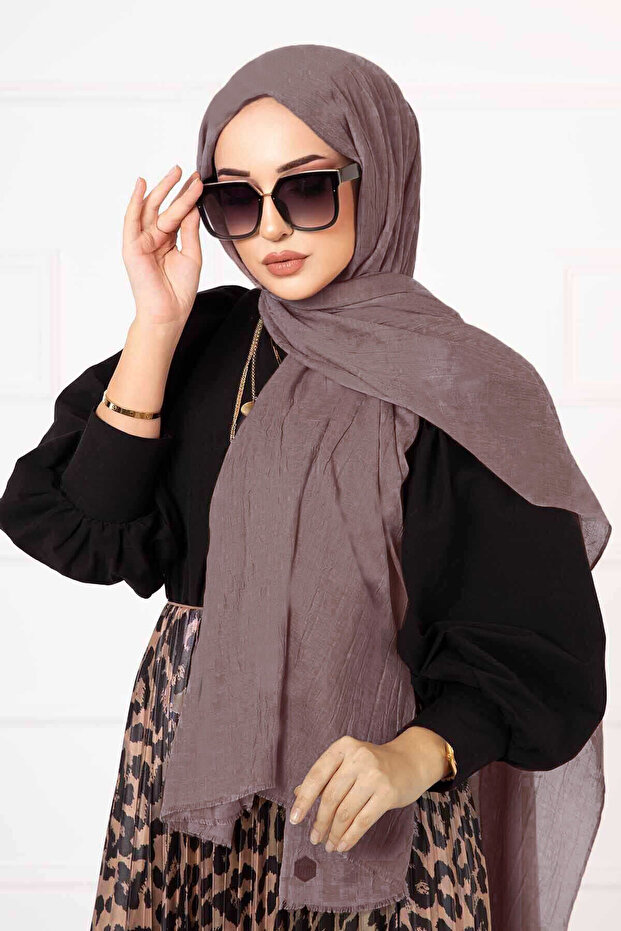 Bamboo Shawl Dark Powder