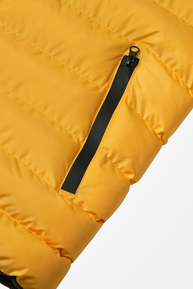 SARI ŞİŞME YELEK - 5