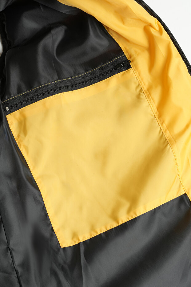 SARI ŞİŞME YELEK - 7