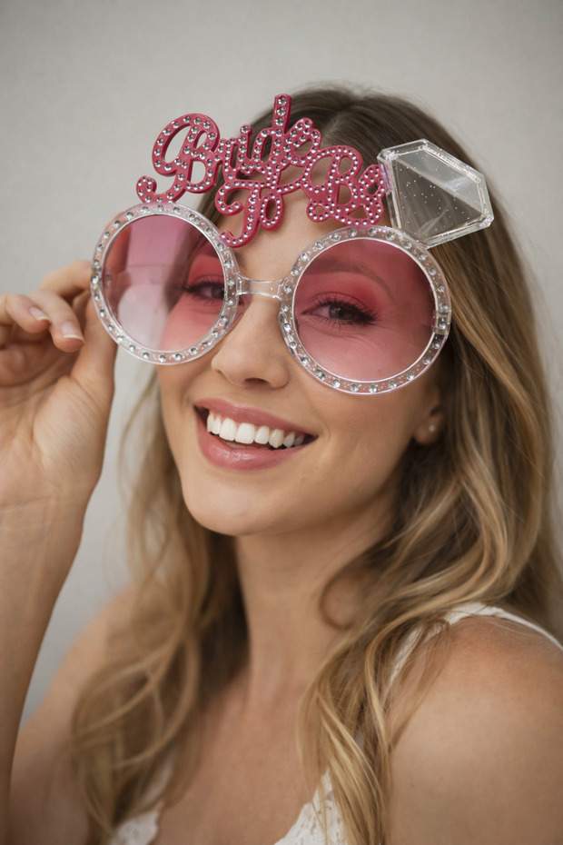 نظارات بريد باللون الوردي - 2