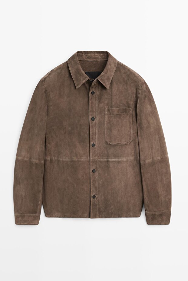 Suede overshirt - 5