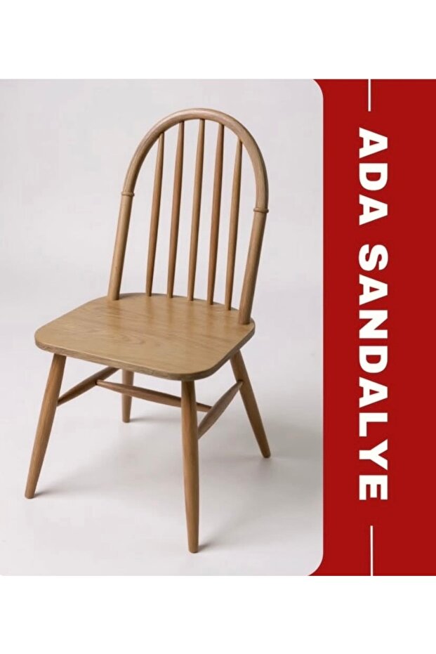 Ham Ahşap Sandalye - 3