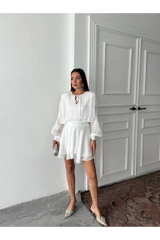 Herper Elbise Beyaz- 3048 - 5