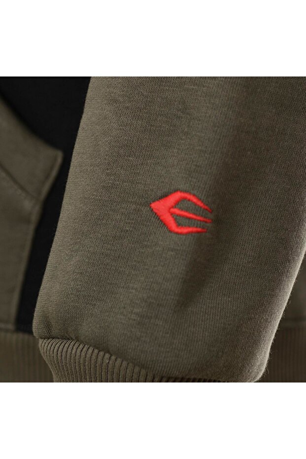 Erkek Garnili Kapüşonlu Sweatshirt - 5