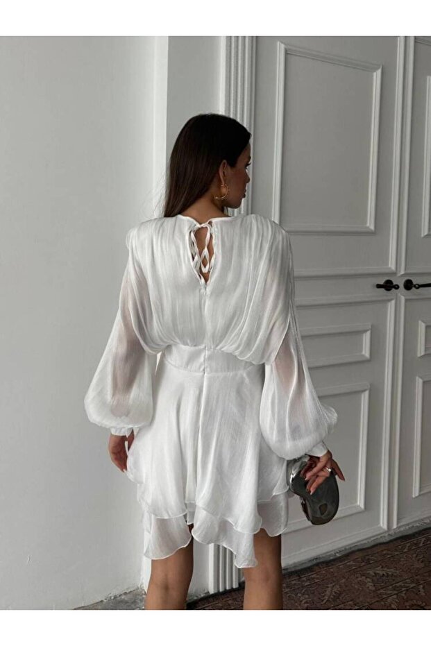 Herper Elbise Beyaz- 3048 - 3