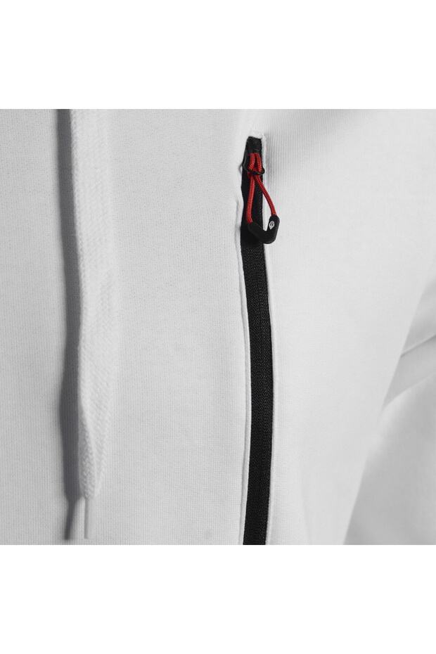 Erkek Garnili Kapüşonlu  Sweatshirt - 4