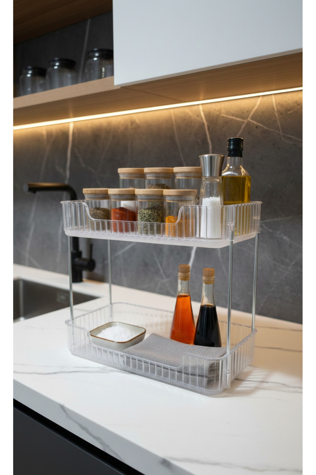 ŞEFFAF ORGANİZER 2 KATLI - 2