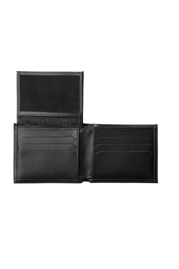 Düz Para Bölmeli Hediye Kutulu Deri Kartlık Cüzdan - 5