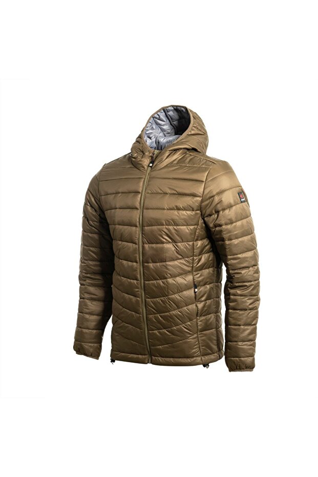 Erkek Kapüşonlu Şişme Mont - 1