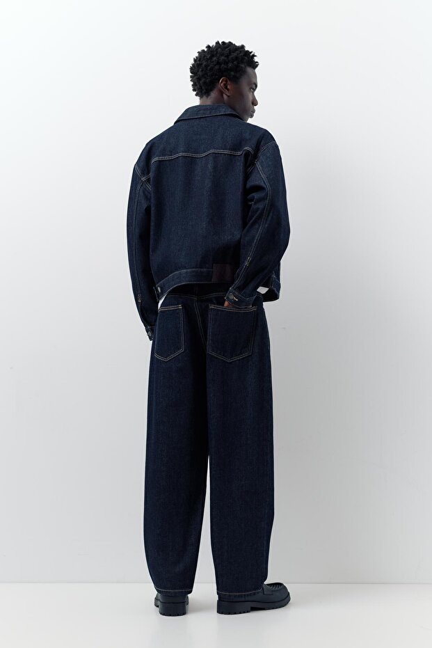 Trucker denim ceket - 5