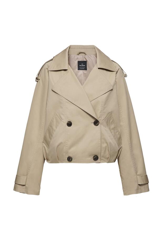 Kısa balon trençkot - 4