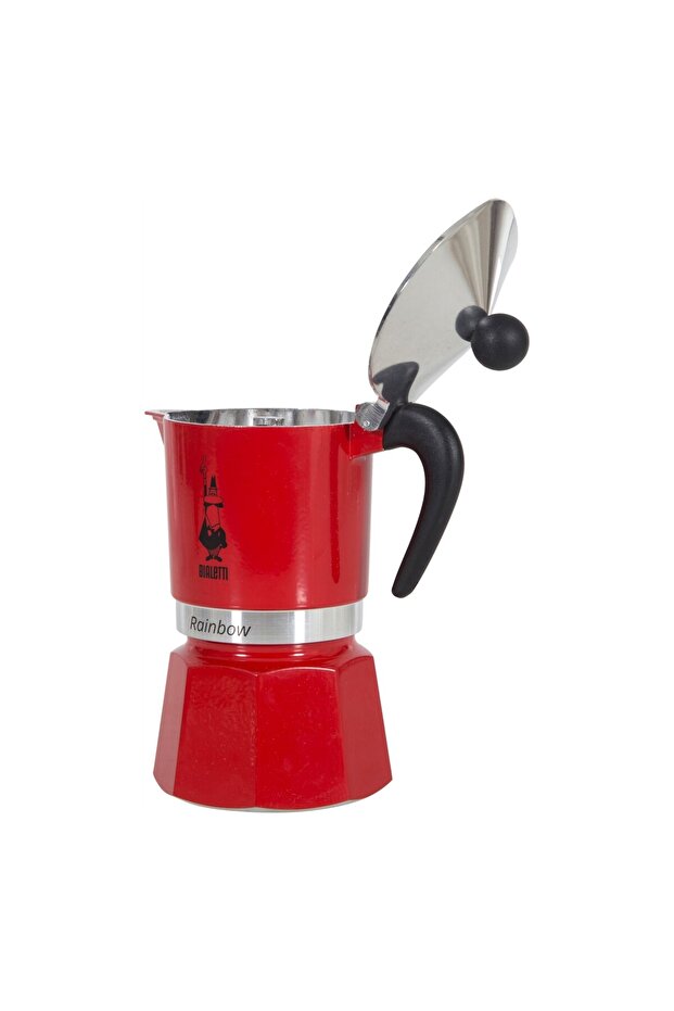 Rainbow Moka Pot 3 Cup Kırmız - 2