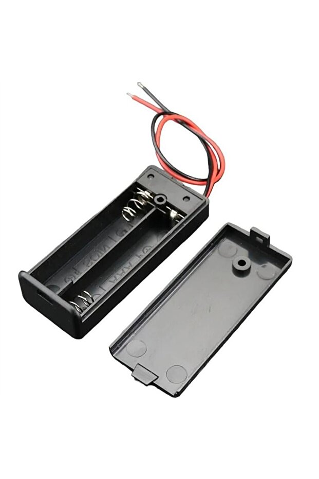 2'Li AA Kapaklı Switch'li Pil Yuvası (IC-233C - 3