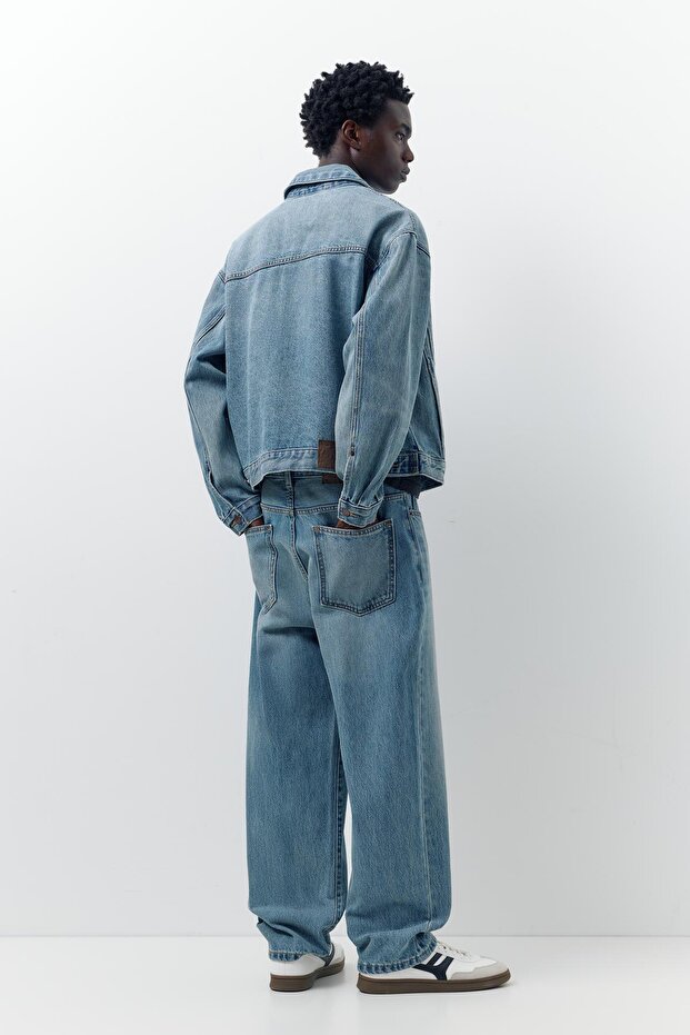 Trucker denim ceket - 5