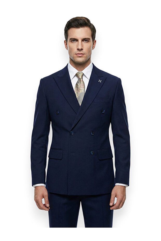 Signature | Midnight Blue Double-Breasted Suit