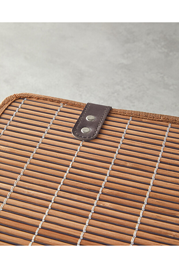 Hardwood Bambu Saklama Kutusu 28X20X18 cm Kahve - 3