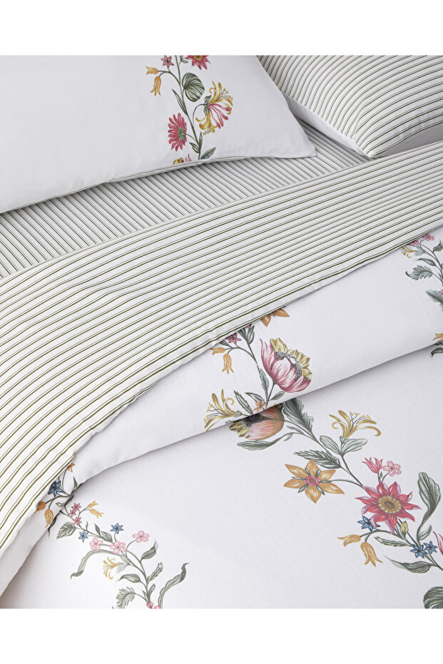 Fioreline digitális nyomtatású, könnyen vasalható dupla ágyneműhuzat szett 200x220 cm zöld-sárga - 6