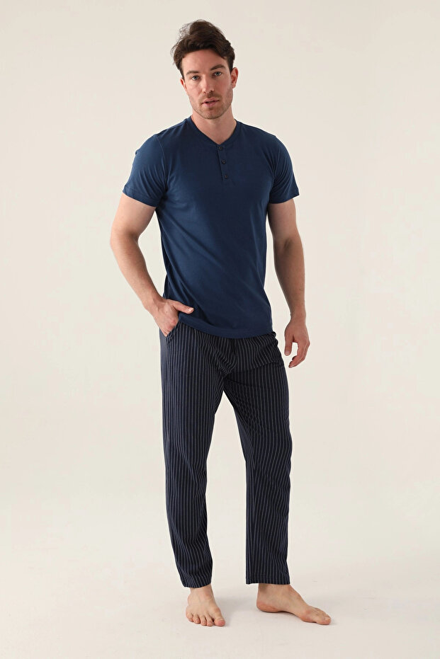 Men's Double Set - Dark Indigo - 1