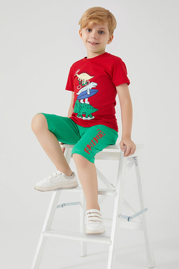 بدلة صبي مطبوعة - 3