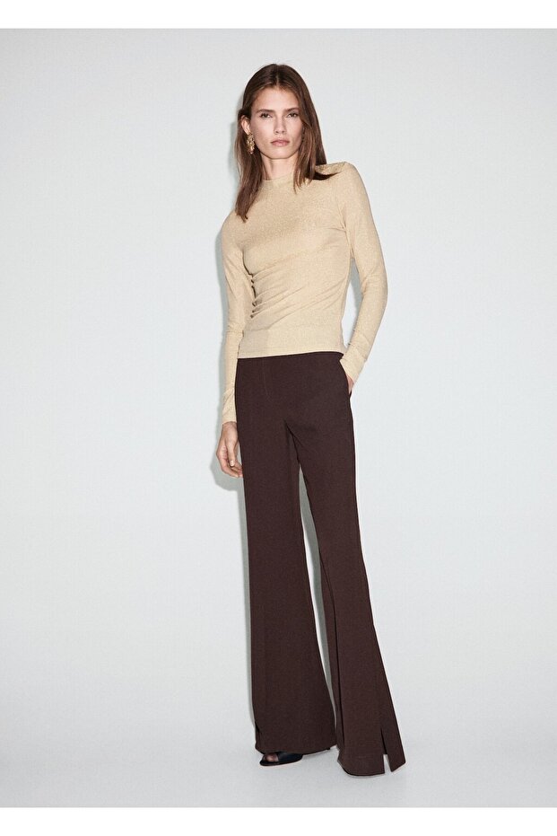 Perkins yakalı simli tişört - 2