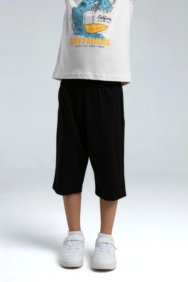 Boy's capri set - stone - 3