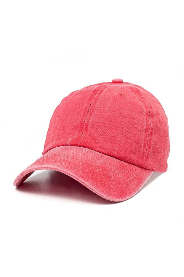 Red Washable Cap - 6