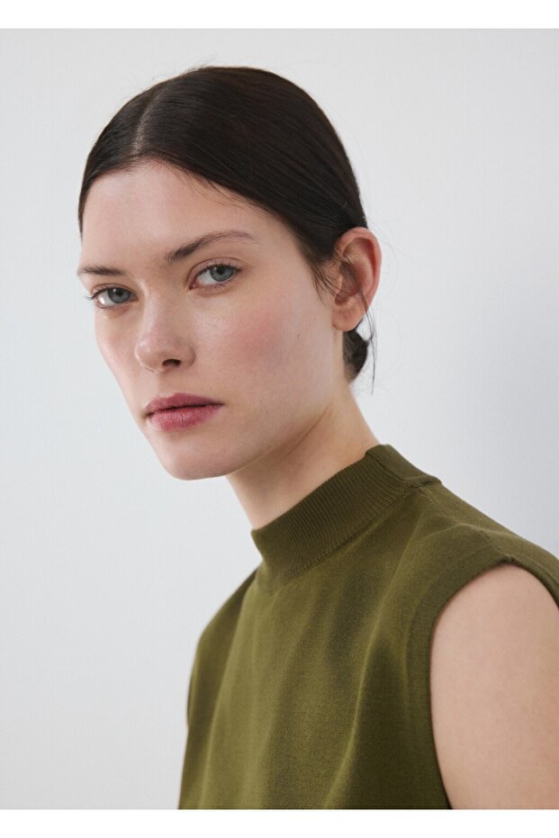 Knitted belt vest - 6