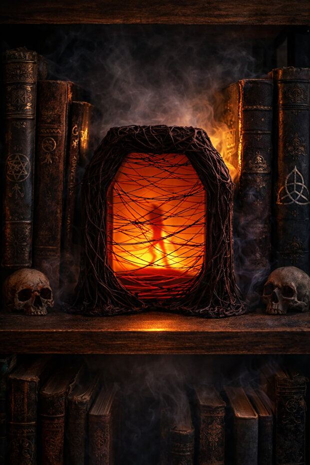 Stranger Things Portal Book Nook Book Corner Bookshelf Ornament