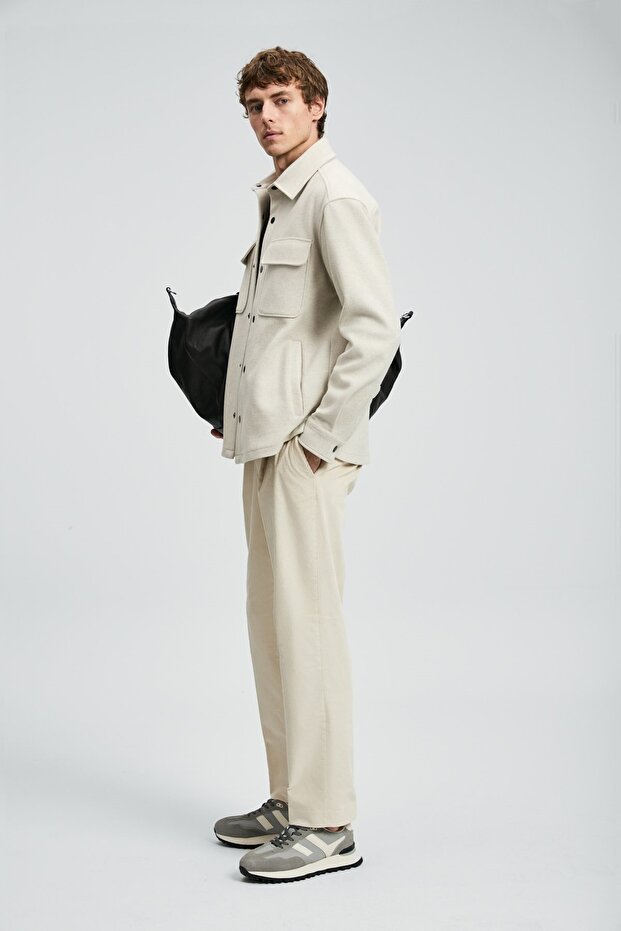 112120261 سترة رجالية محبوكة من أندريه ECRU - 2