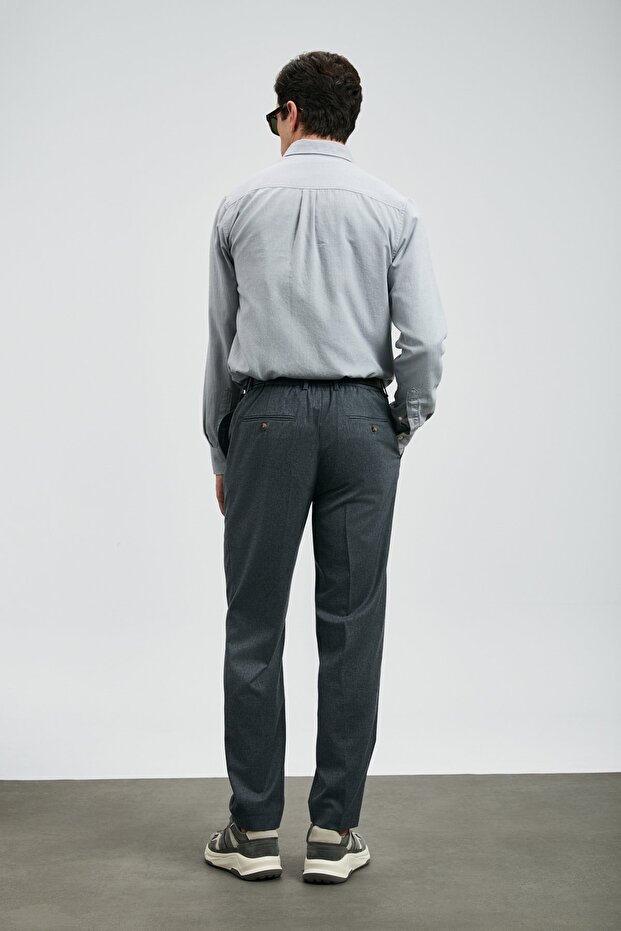 112010676 Ανδρικό πουκάμισο Basic Regular Fit Ανδρικό πουκάμισο ΓΚΡΙ - 7