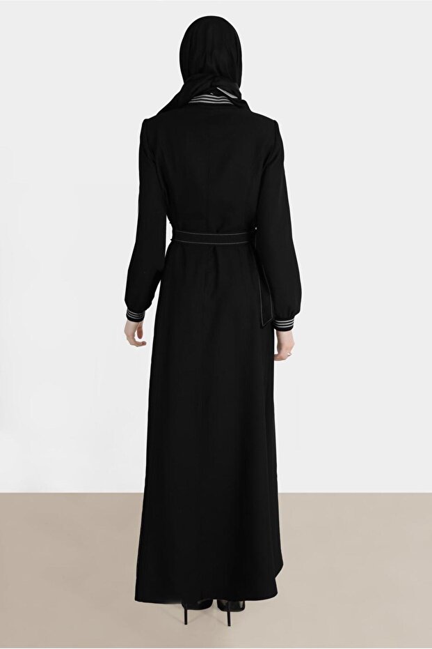 BELLOWED BUTTONED COAT 10577 - 3