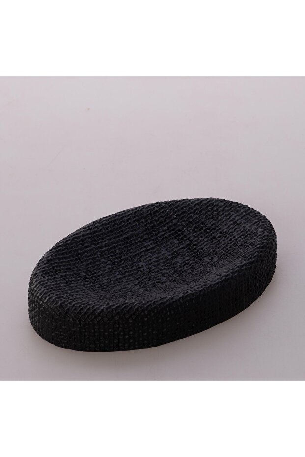 Natural Solid Soap Dispenser Black - 2