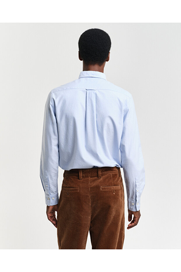 Erkek Mavi Regular Fit Gömlek - 2