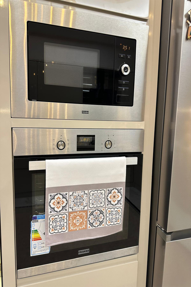 Decorative Kitchen Cotton Oven Towel Special Patterned Ethnic Model 35X50 cm Washable