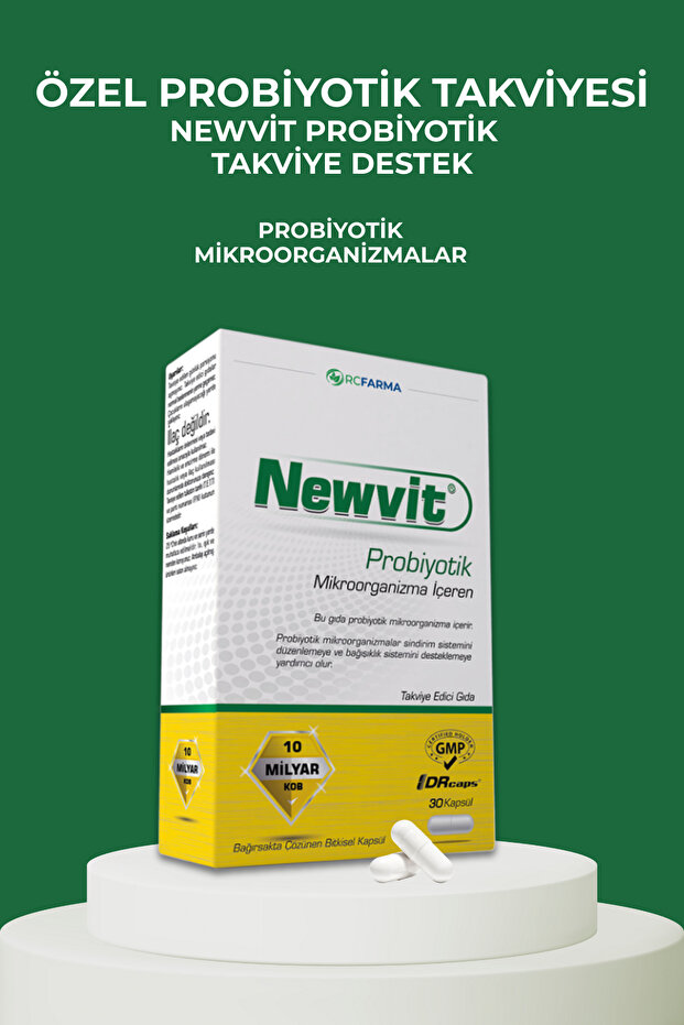 Probiyotik 30 Kapsül | 14 Farklı Probiyotik Kültür + L-Glutamin İlavelidir - 2