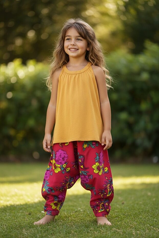 Yöresel Kız Çocuk Şalvarı - 2