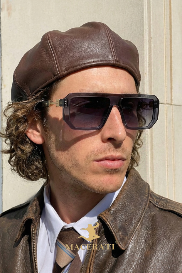 Chequar Unisex Papyrus Rectangular Sunglasses - 3