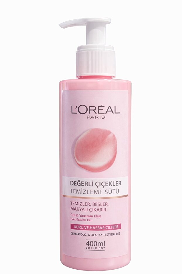 L'oréal Paris Precious Flowers Cleansing Milk Dry and Sensitive Skin