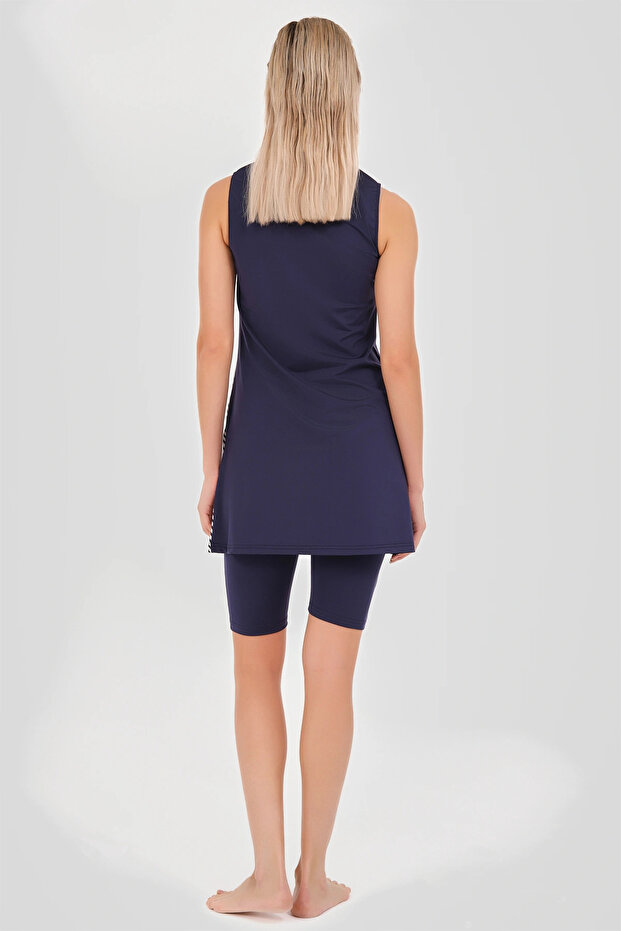 Μαγιό Patchwork Zero Sleeve Semi Covered - 5