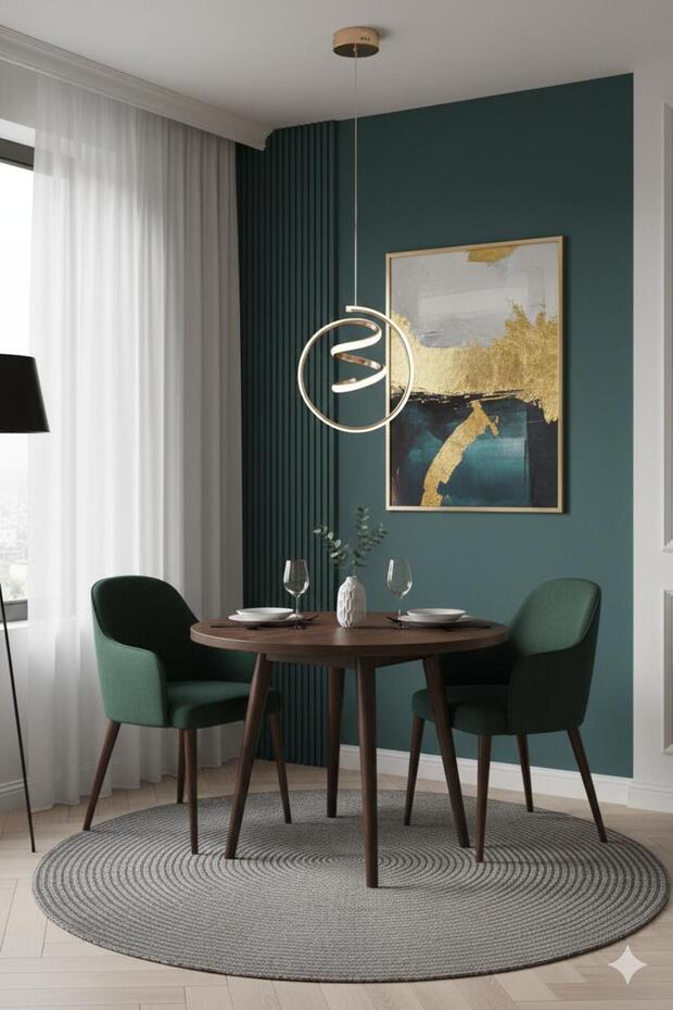 AMAZON TEKLİ GOLD LED AVİZE