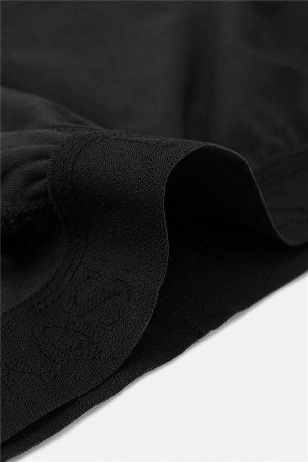 Siyah Regular Düz Boxer - 2