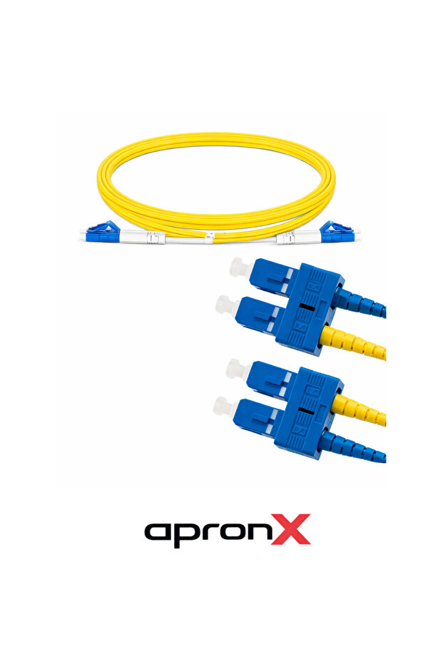 1 Metre SC-SC SM 9/125 DX Patch Kablo Patch Cord