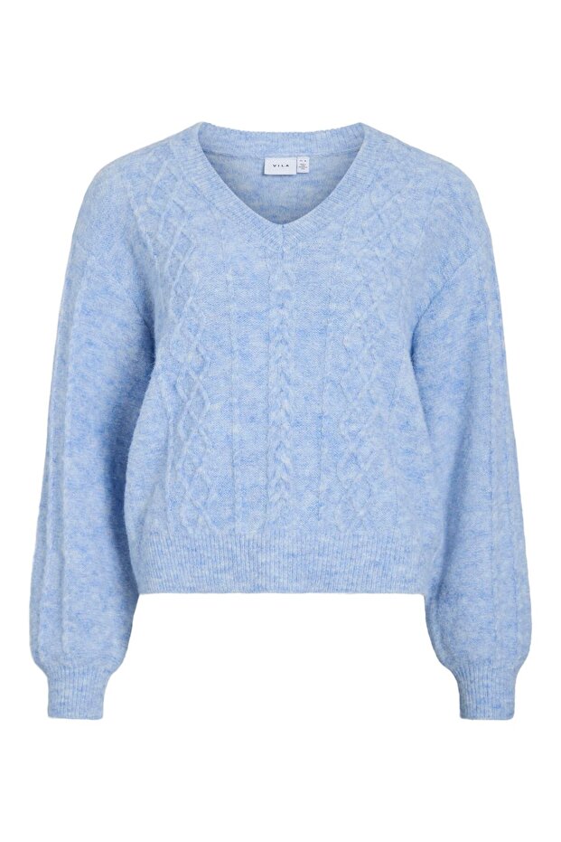 Strickpullover V-Ausschnitt - 2