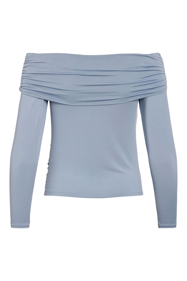 Off Shoulder Top Langarm - 3